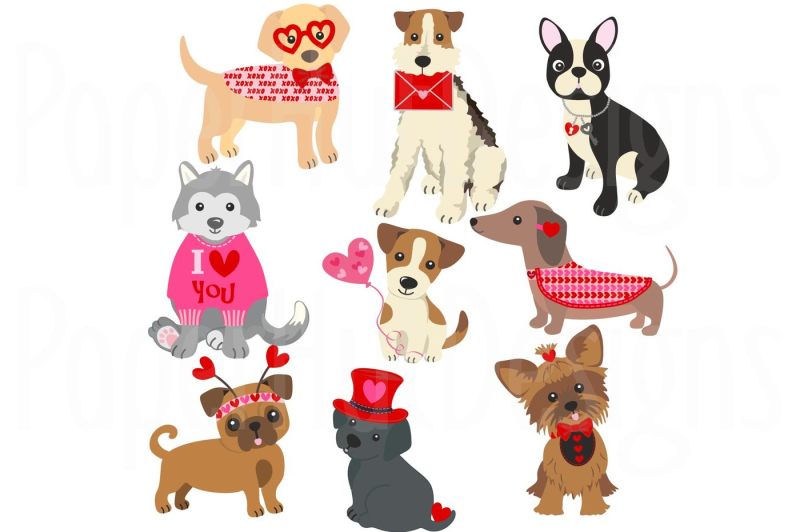 valentine-dogs-2-clipart