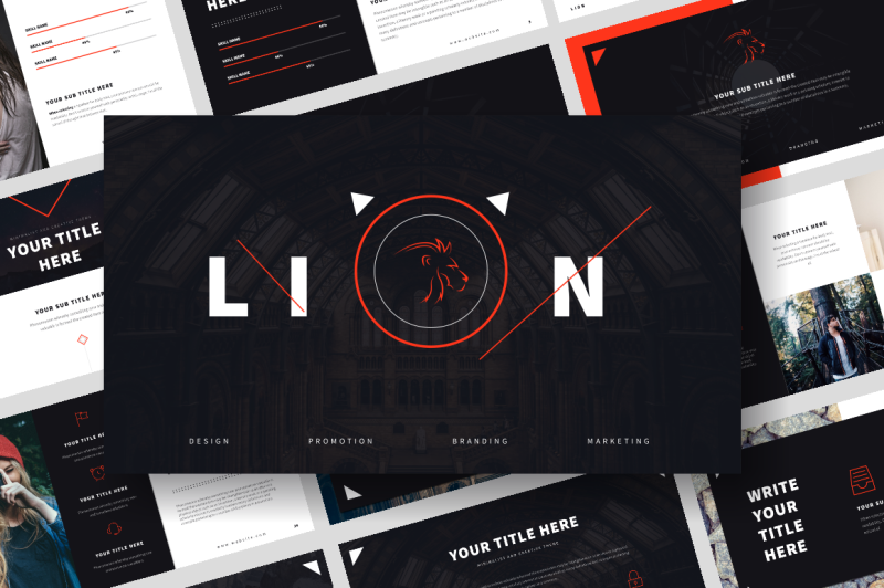 lion-powerpoint-template