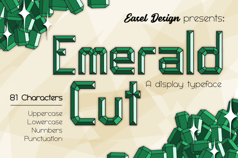 emerald-cut-display-font