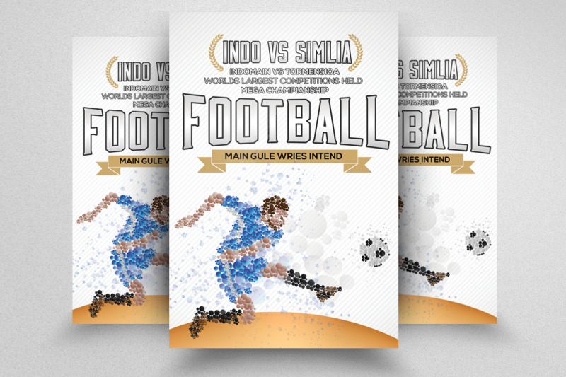 football-match-flyer-bundle