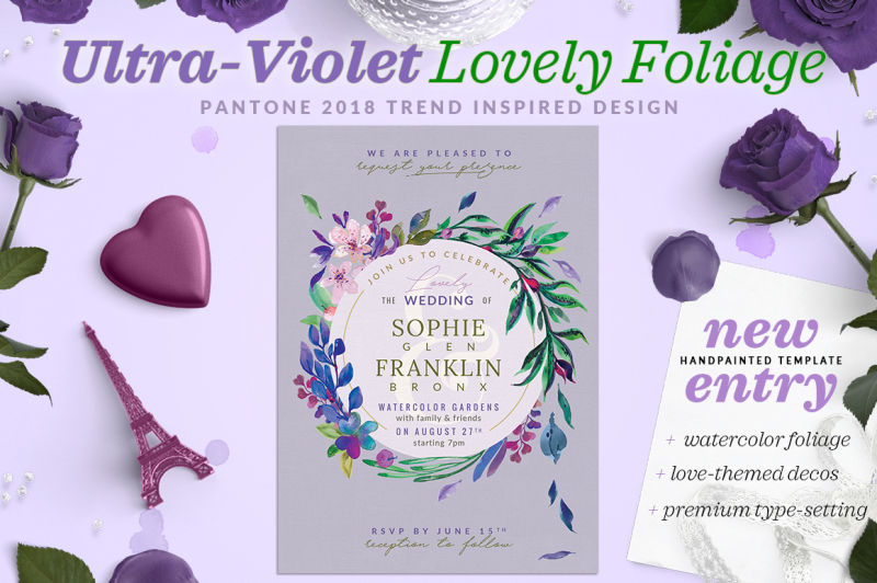 ultra-violet-lovely-foliage-invite-i