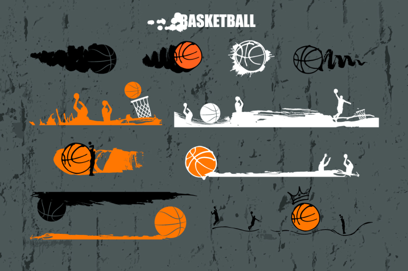 art-basketball-sport-banners-sketch