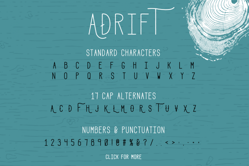 adrift-font-family