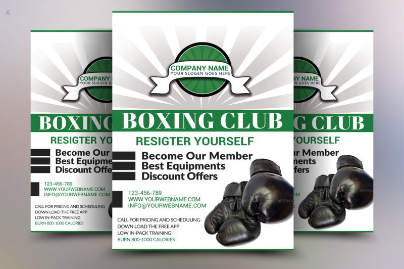 boxing-flyer-template