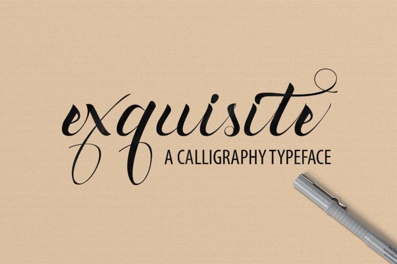 exquisite-typeface
