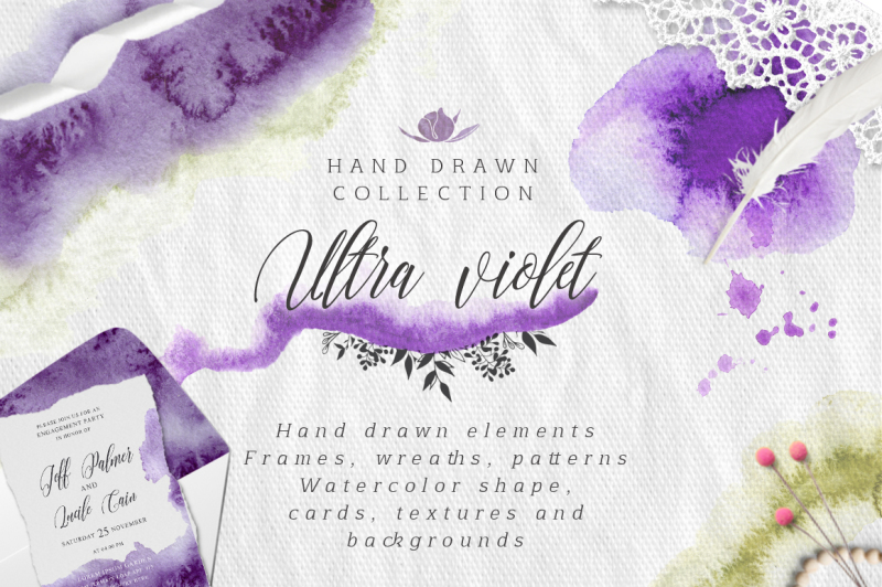ultra-violet-watercolor-collection