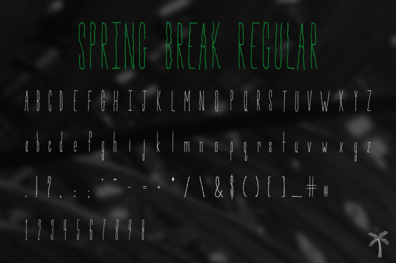 spring-break-font-bonus-graphics