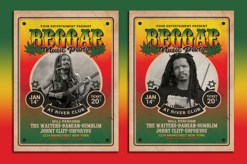 reggae-music-flyer