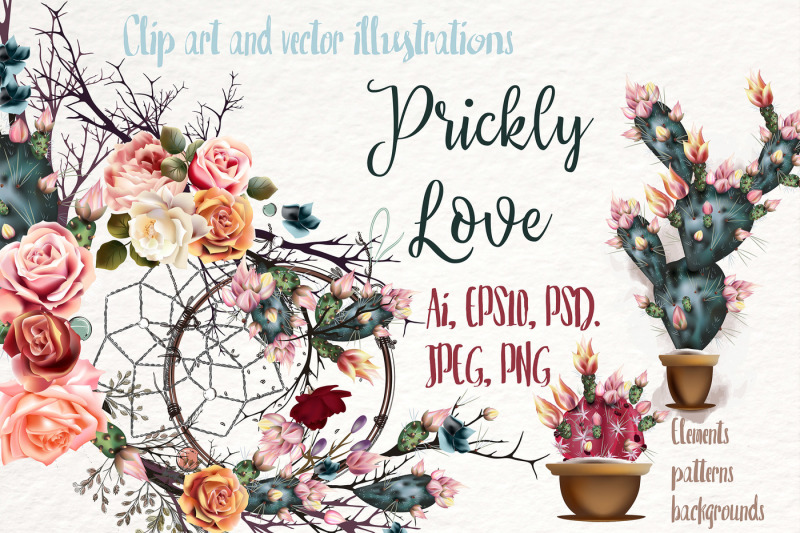 prickly-love-vector-clip-art