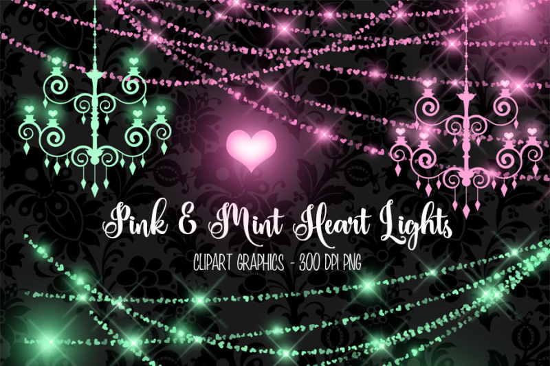 pink-and-mint-heart-lights
