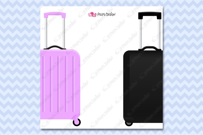 rolling-suitcases-clipart