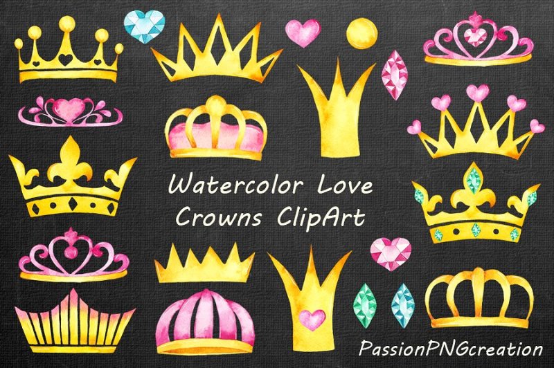 watercolor-love-crowns-clipart