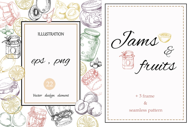 jams-amp-fruits-in-vector