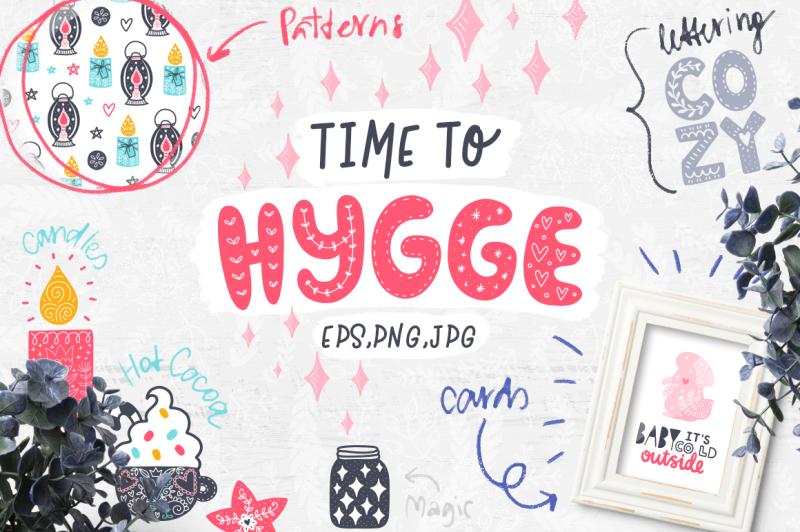 time-to-hygge-clipart-collection