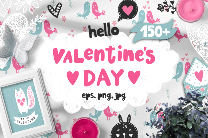 hello-valentine-039-s-day-clipart-set