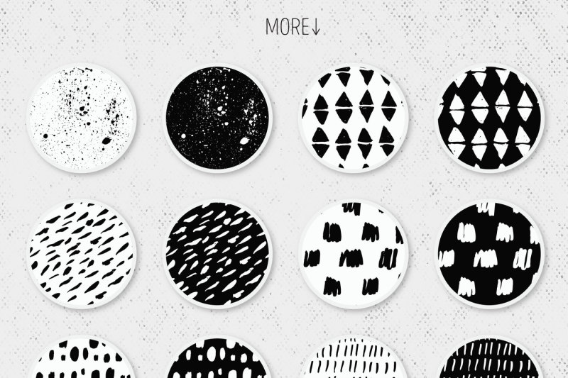 black-and-white-patterns-ink-elements