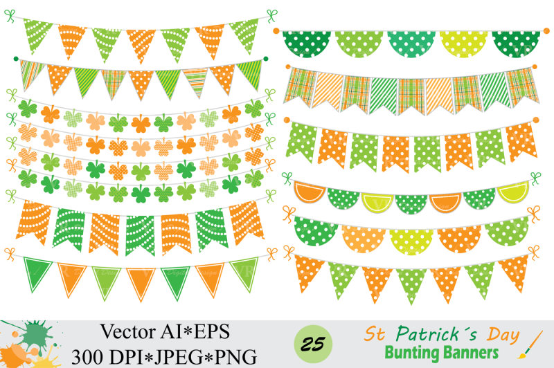 st-patrick-s-day-bunting-banner-clipart-vector