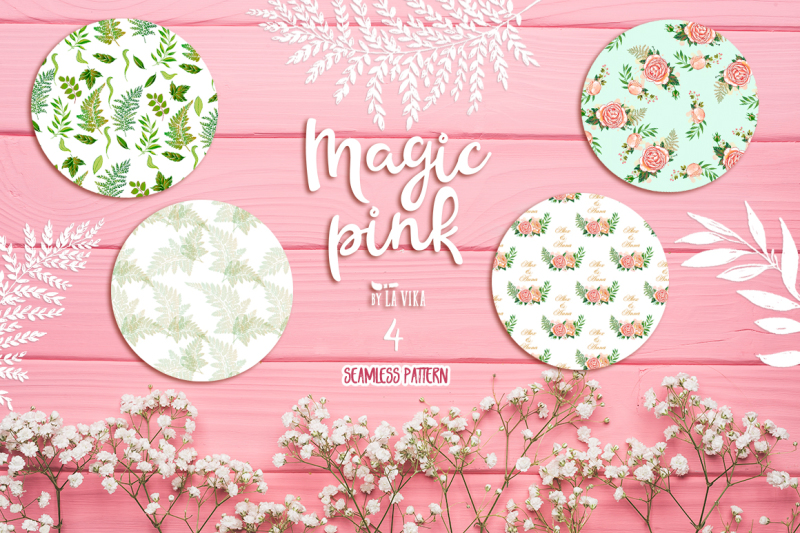 vector-graphics-collection-magic-pink