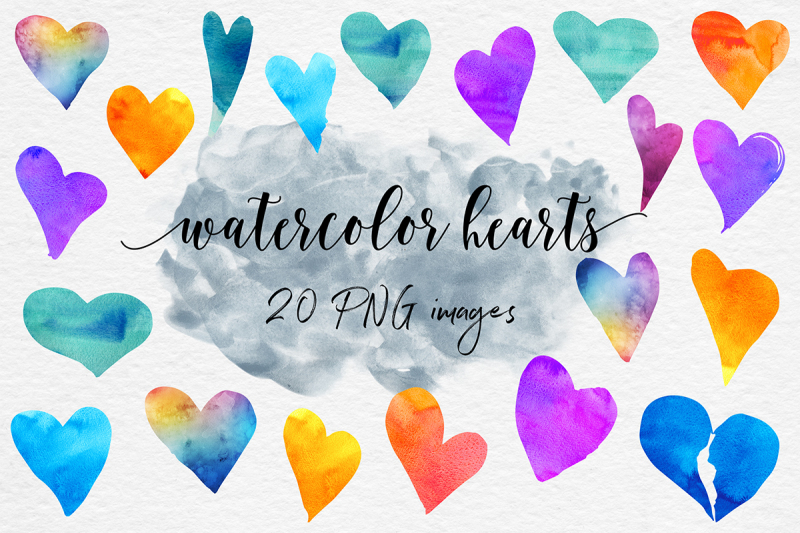 valentine-s-day-watercolor-hearts