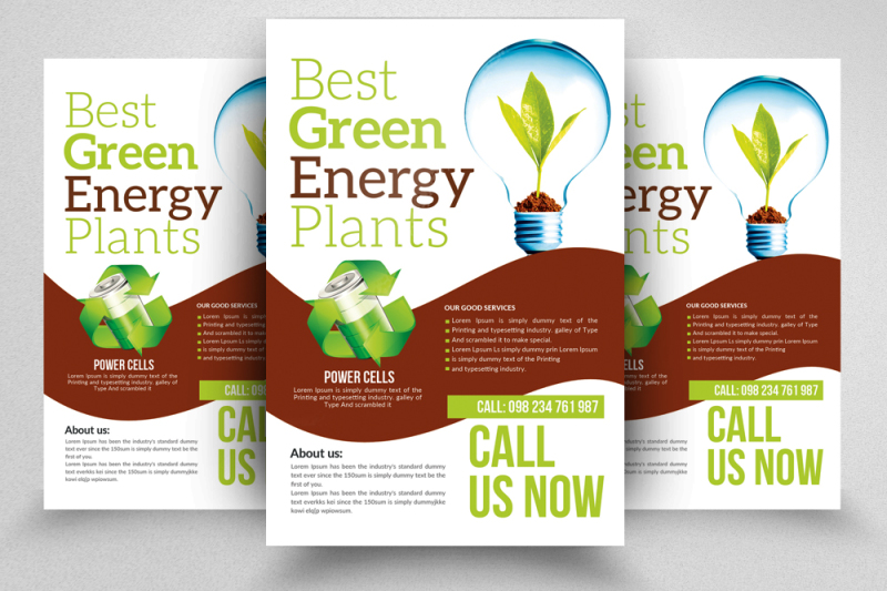 save-energy-plan-flyer-template