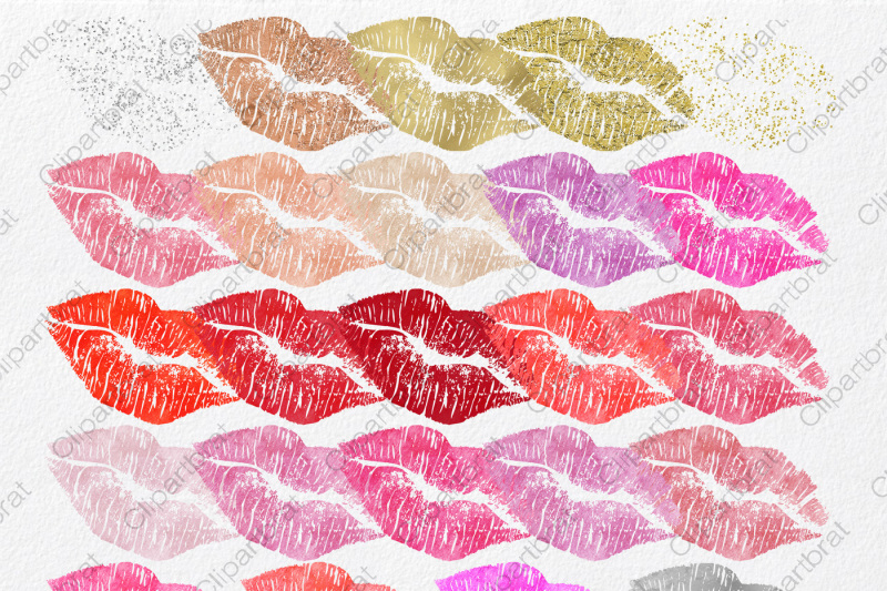 watercolor-lips-kissing-lipstick-smear-makeup-blog-clipart