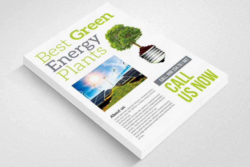 save-energy-plan-flyer-template