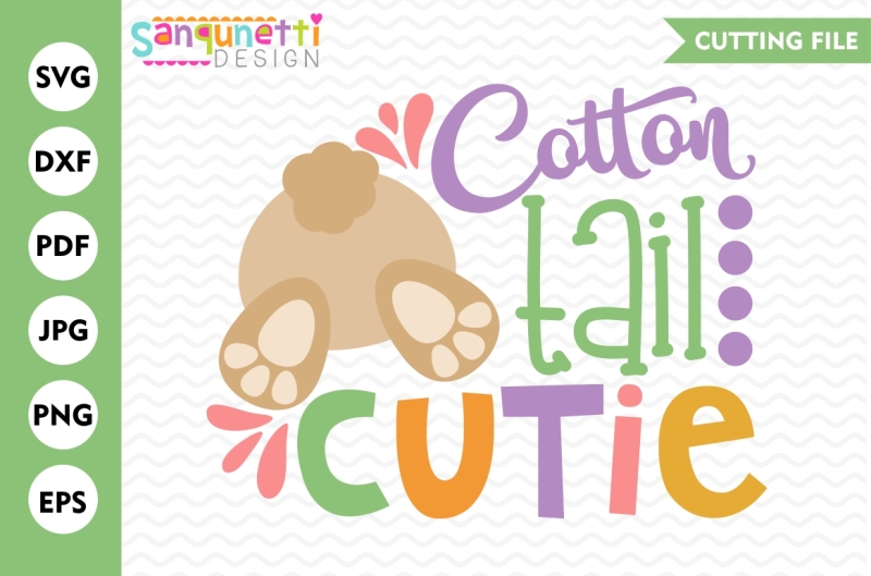 Download Cotton tail cutie SVG, Easter SVG, bunny SVG, Spring SVG ...