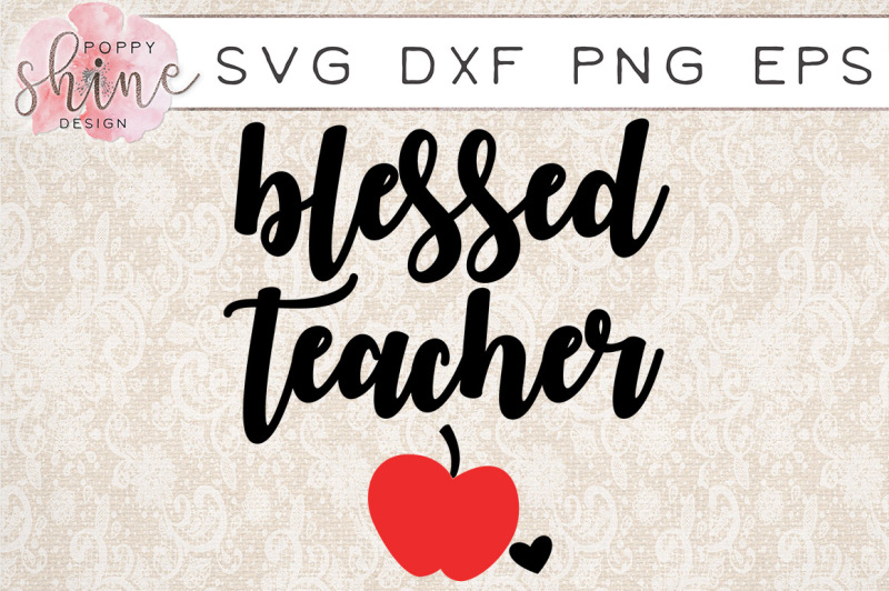 blessed-teacher-svg-png-eps-dxf-cutting-files
