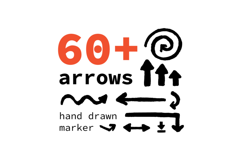 60-arrows-hand-drawn