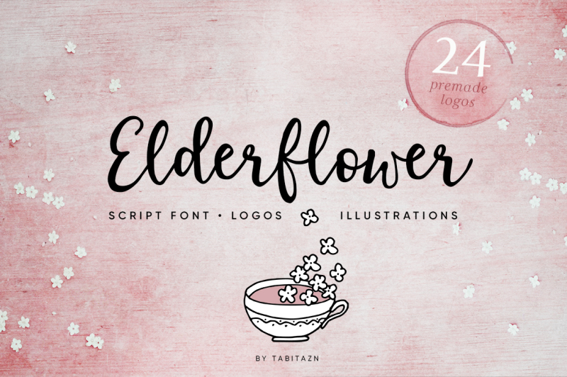 elderflower-script-font-logos