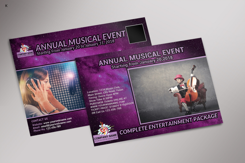 musical-event-post-card-template