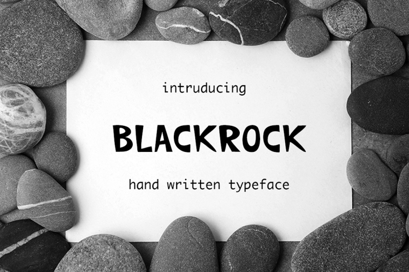 backrock-hand-written-font