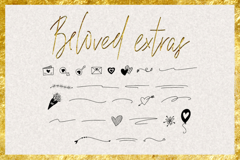 beloved-signature-duo-font-10-cards
