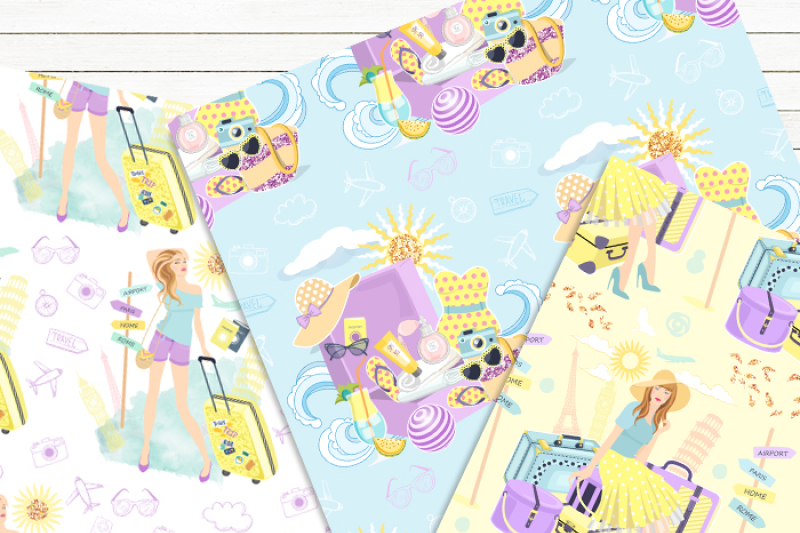 summer-holiday-digital-papers