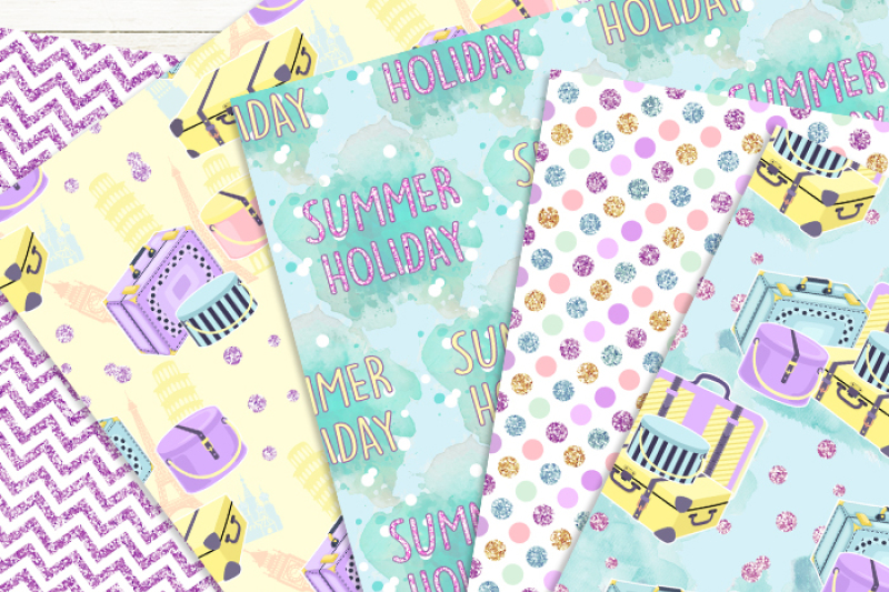summer-holiday-digital-papers