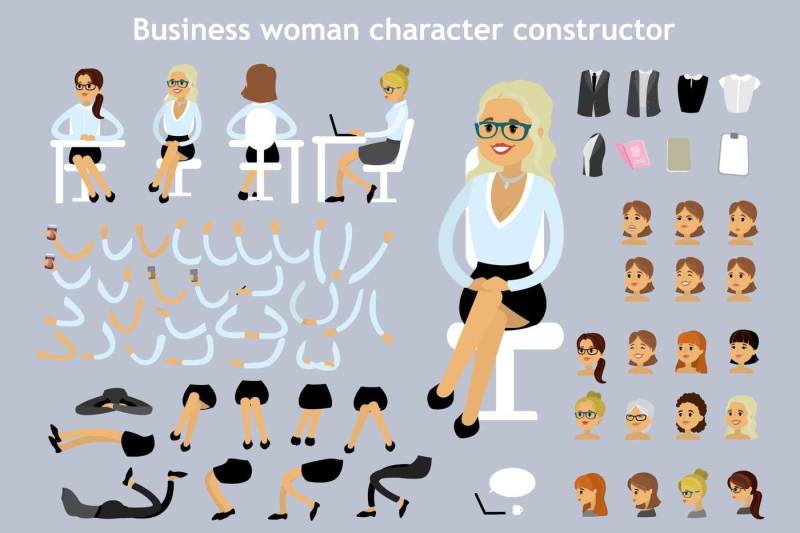business-woman-character-constructor