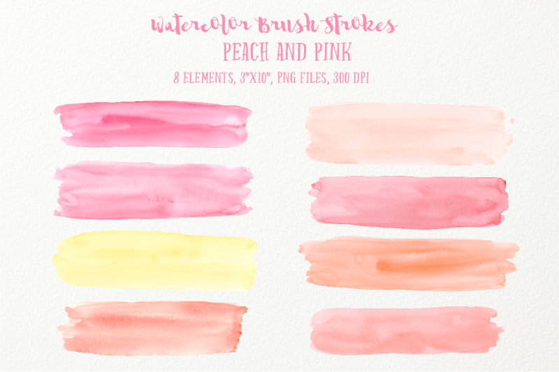watercolor-brush-strokes-peach-pink