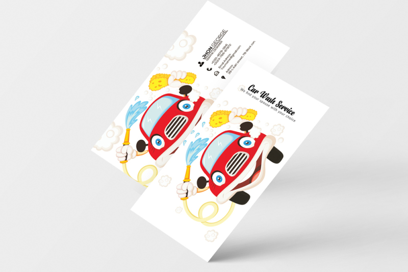 car-wash-business-card