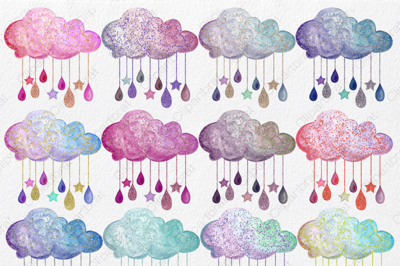 cute-watercolor-rain-clouds-and-drops