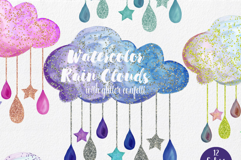 cute-watercolor-rain-clouds-and-drops