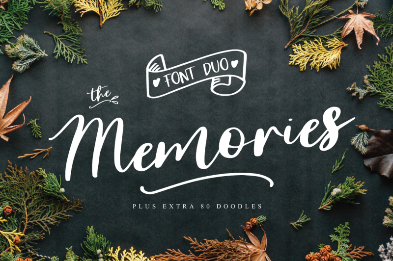 the-memories-font-duo