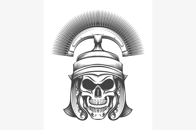 skull-in-rome-empire-centurion-helmet