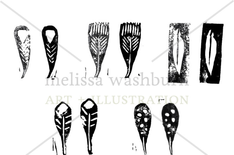 feathers-vector-stamps