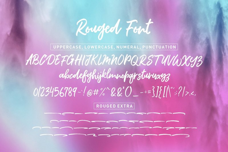 rouged-font