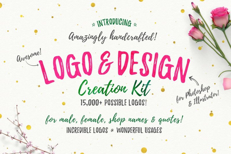 awesome-logo-and-design-creation-kit