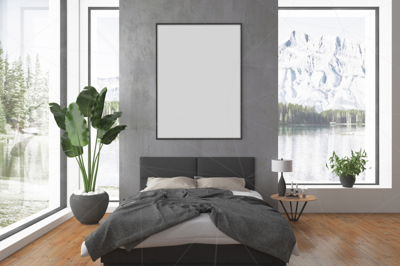 bedroom-interior-blank-wall-mockup