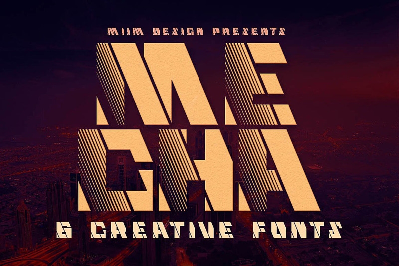 mecha-display-font