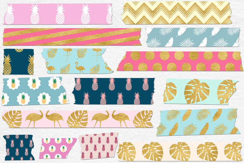 exotic-washi-tape-clipart