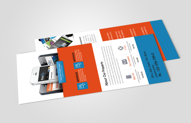 mobile-apps-rack-card-template