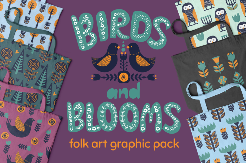 birds-and-blooms-folk-art-set